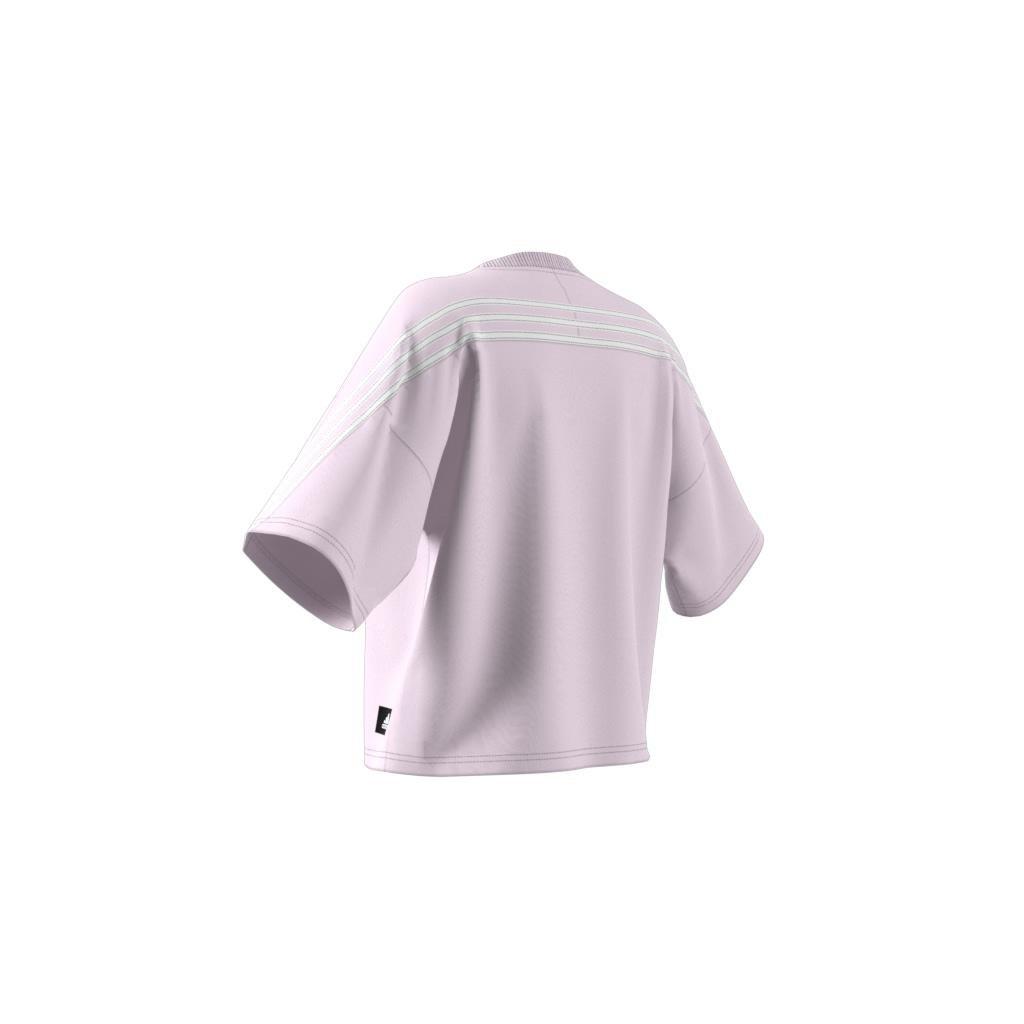 adidas Sportswear Future Icons 3-Stripes T-Shirt, Pink, , large image number 8