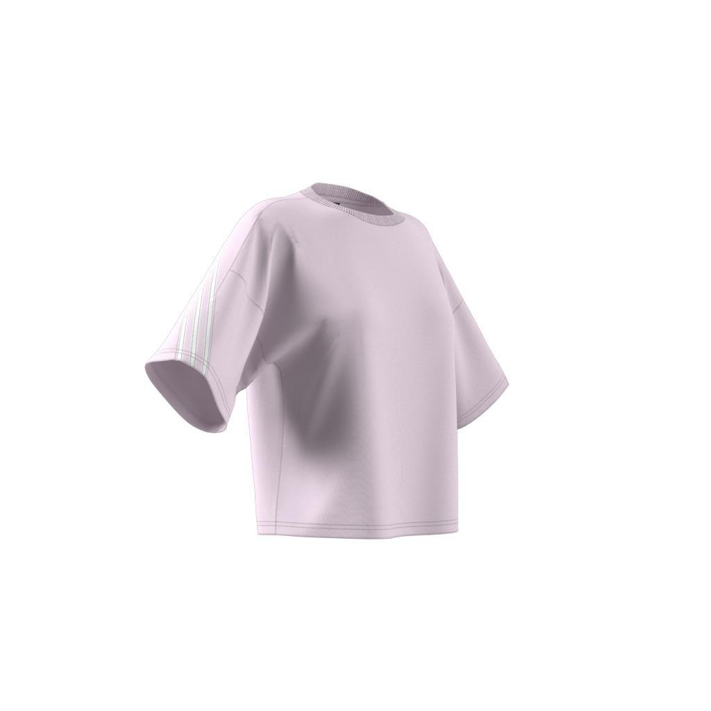 adidas Sportswear Future Icons 3-Stripes T-Shirt, Pink, , large image number 9
