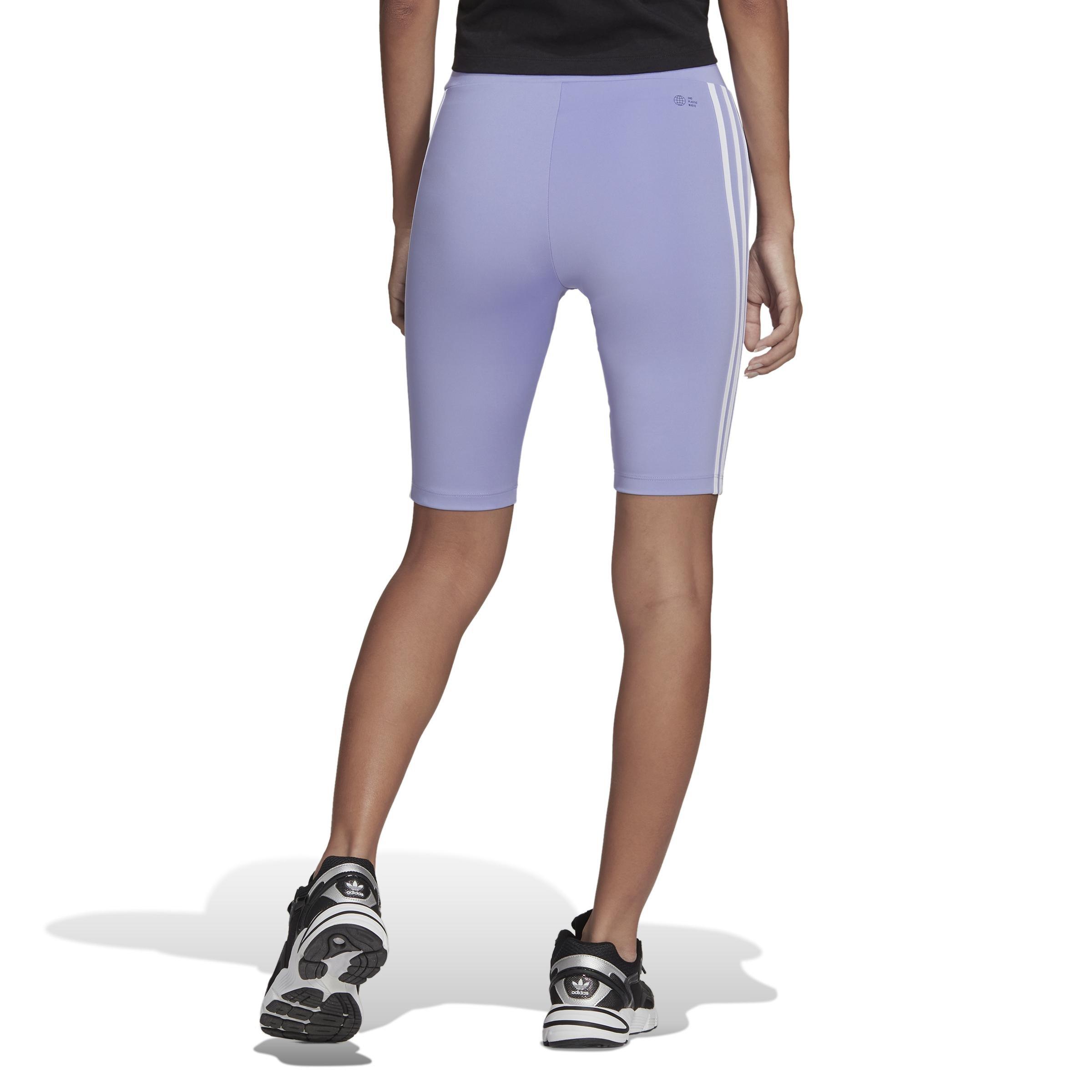 Adicolor Classics Primeblue High-Waisted Short Tights, Purple, , large image number 2
