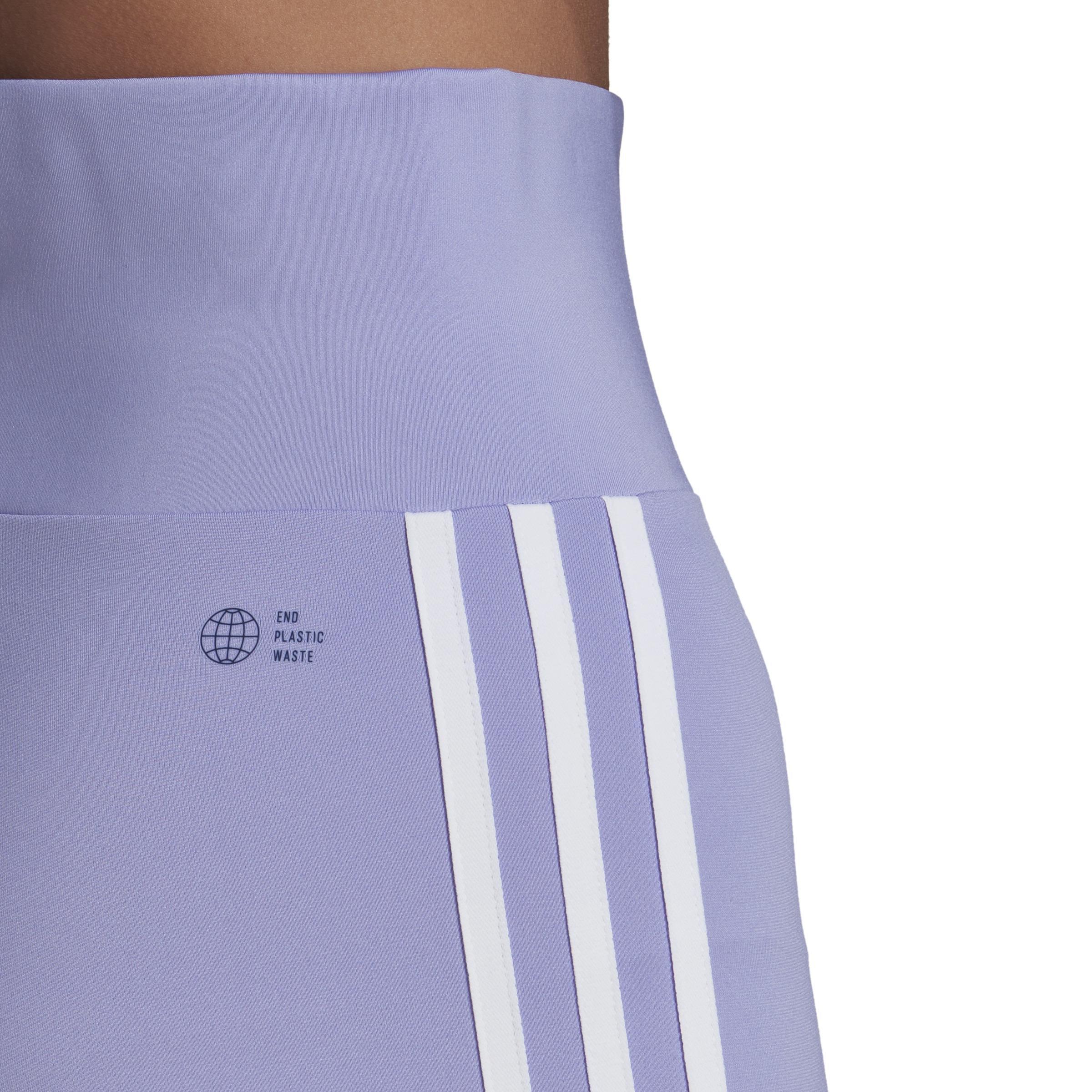 Adicolor Classics Primeblue High-Waisted Short Tights, Purple, , large image number 4