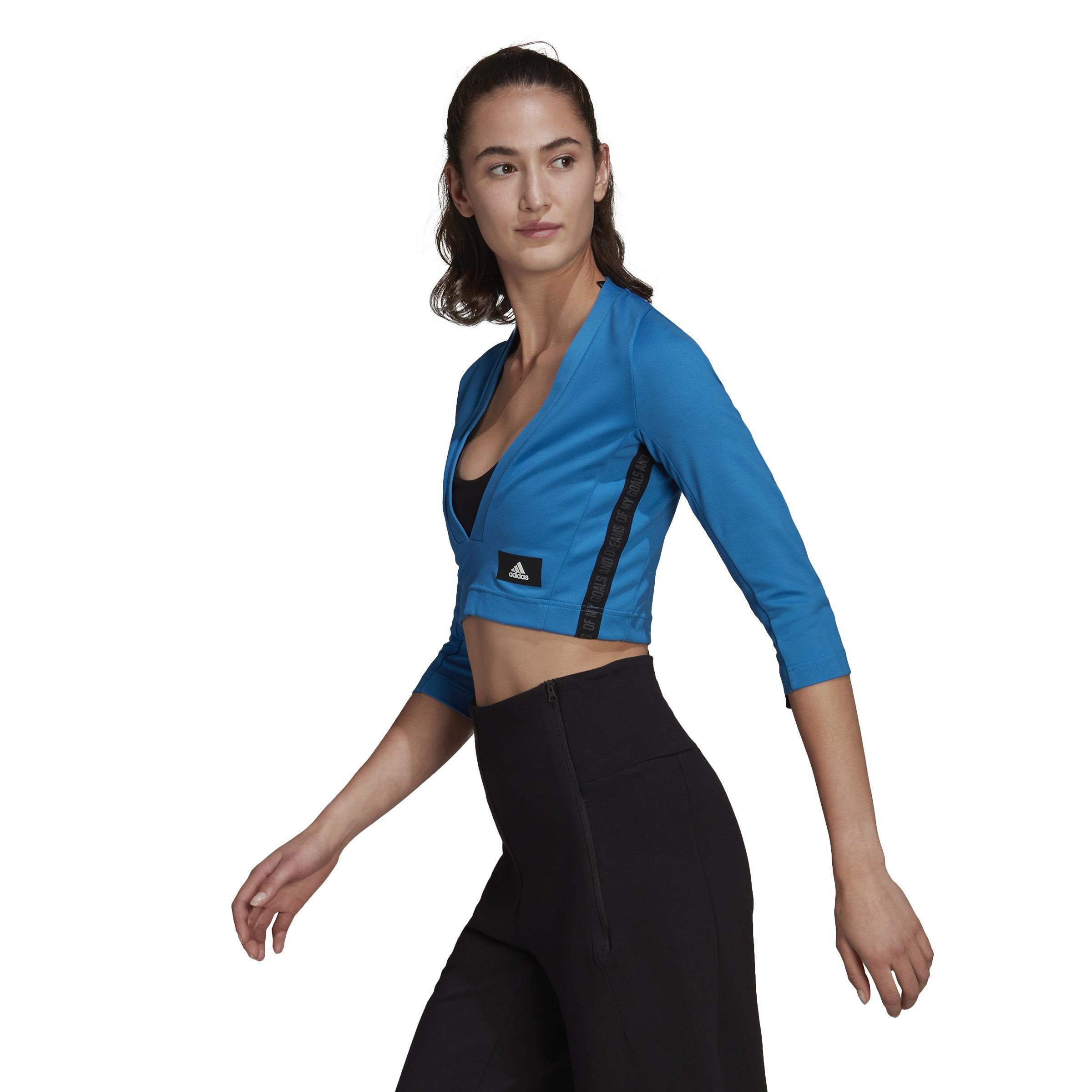 Sportswear Mission Victory Long-Sleeve Top, Blue, , large image number 1