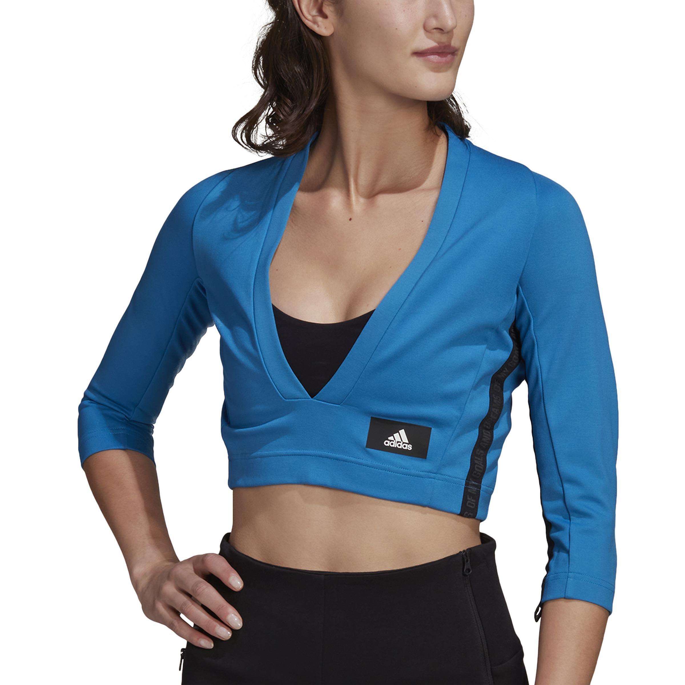 Sportswear Mission Victory Long-Sleeve Top, Blue, , large image number 3