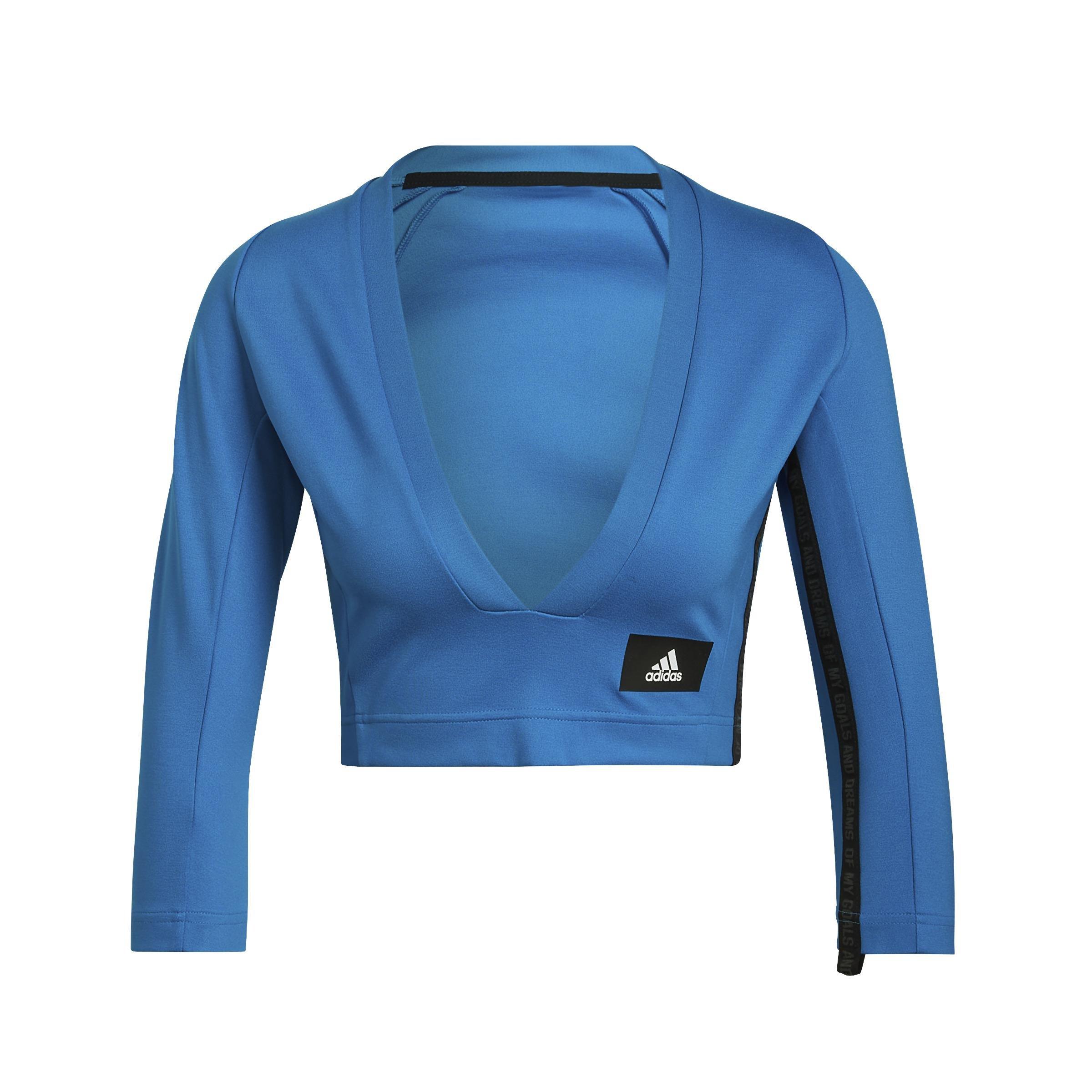 Sportswear Mission Victory Long-Sleeve Top, Blue, A901_ONE, large image number 4