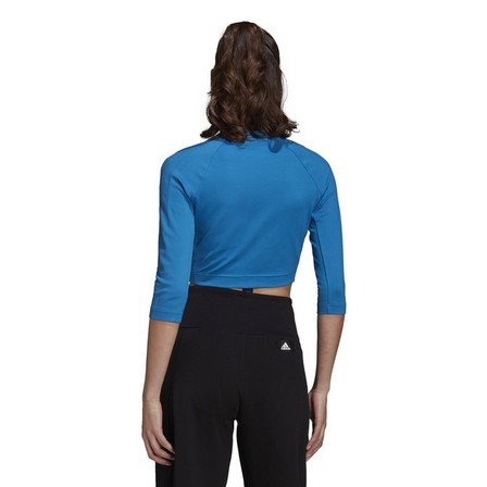 Women Sportswear Mission Victory Long-Sleeve Top, Blue, A901_ONE, large image number 5