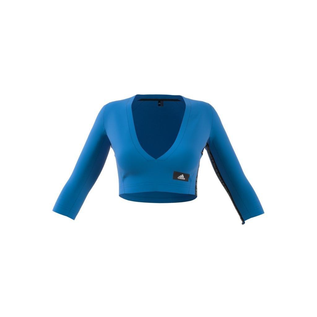 Sportswear Mission Victory Long-Sleeve Top, Blue, A901_ONE, large image number 18