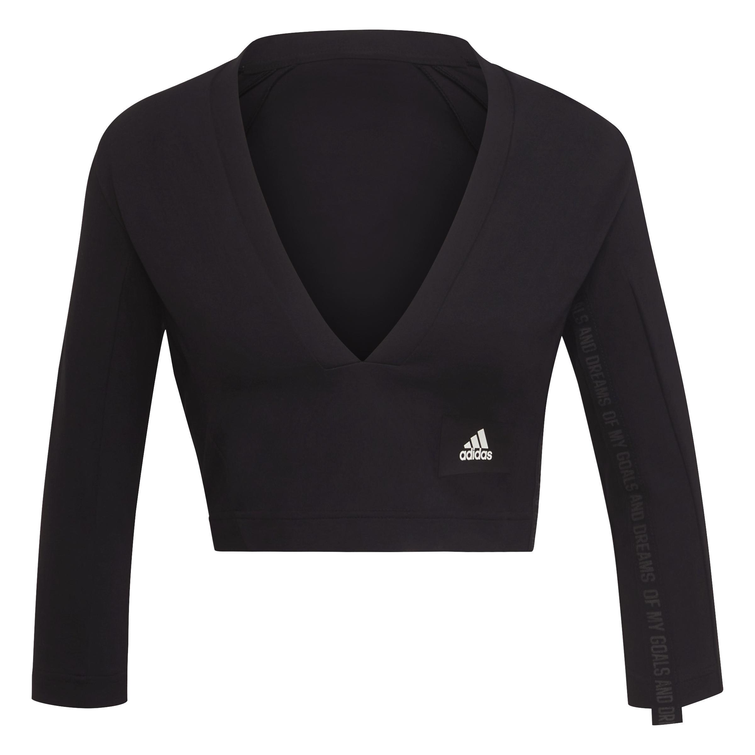 Sportswear Mission Victory Long-Sleeve Top, Black, A901_ONE, large image number 1