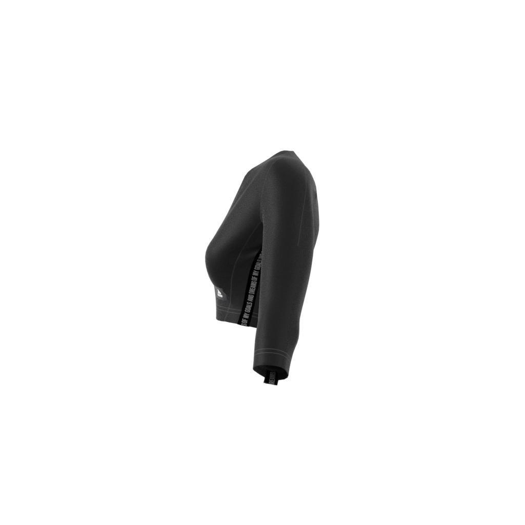 Sportswear Mission Victory Long-Sleeve Top, Black, A901_ONE, large image number 6