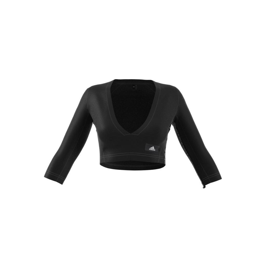 Sportswear Mission Victory Long-Sleeve Top, Black, A901_ONE, large image number 8