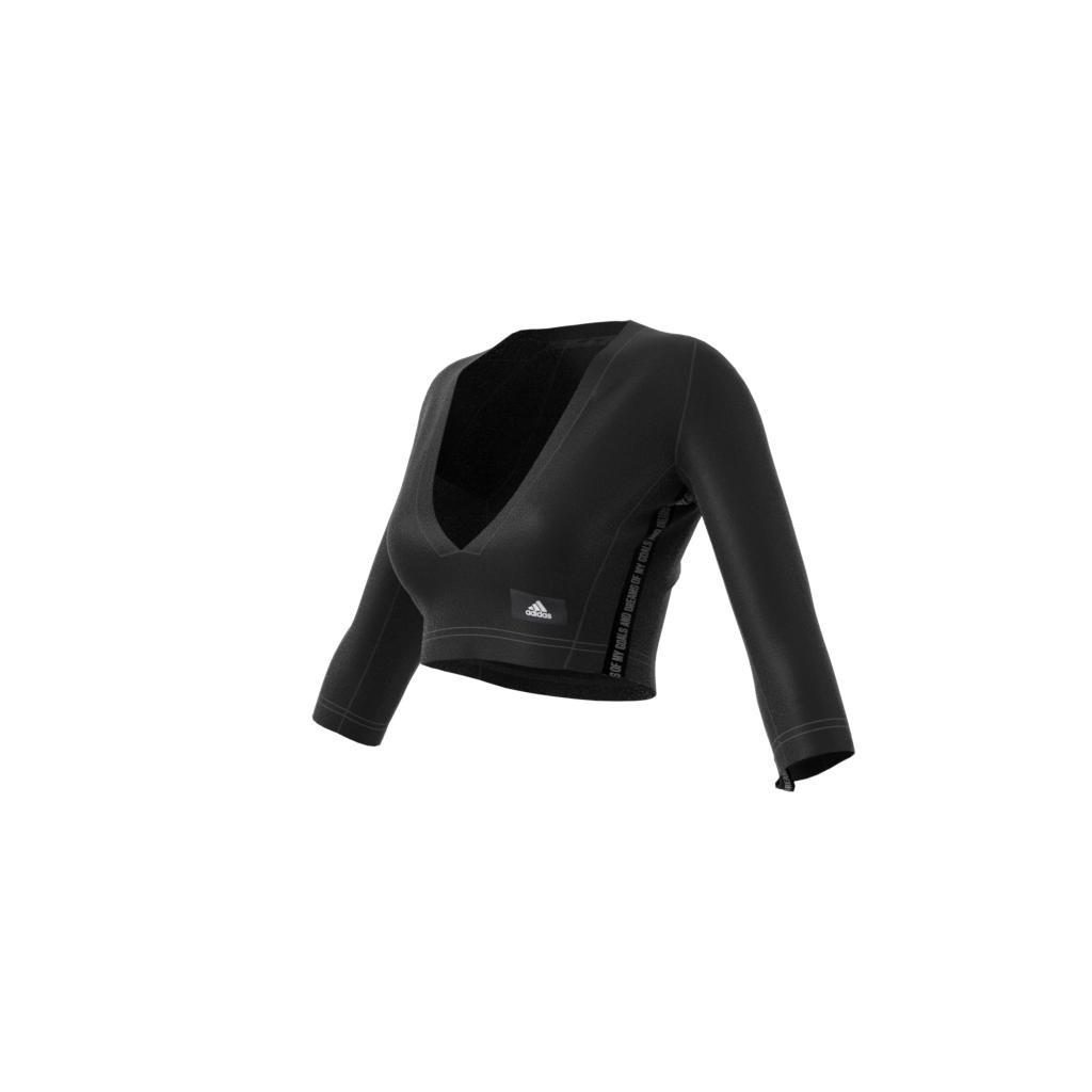 Sportswear Mission Victory Long-Sleeve Top, Black, A901_ONE, large image number 12