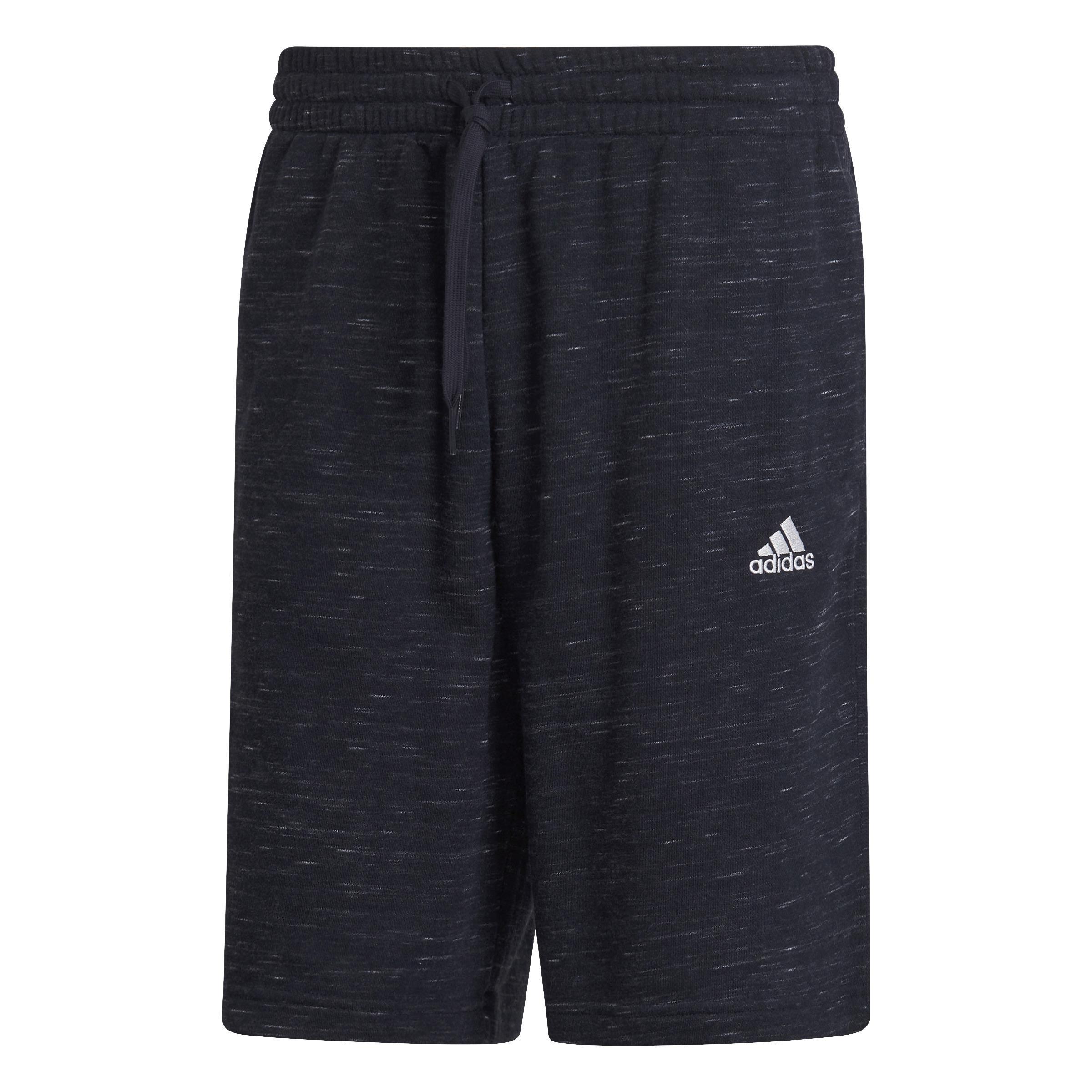 Essentials French Terry M&eacute;lange Shorts, Blue, A901_ONE, large image number 0