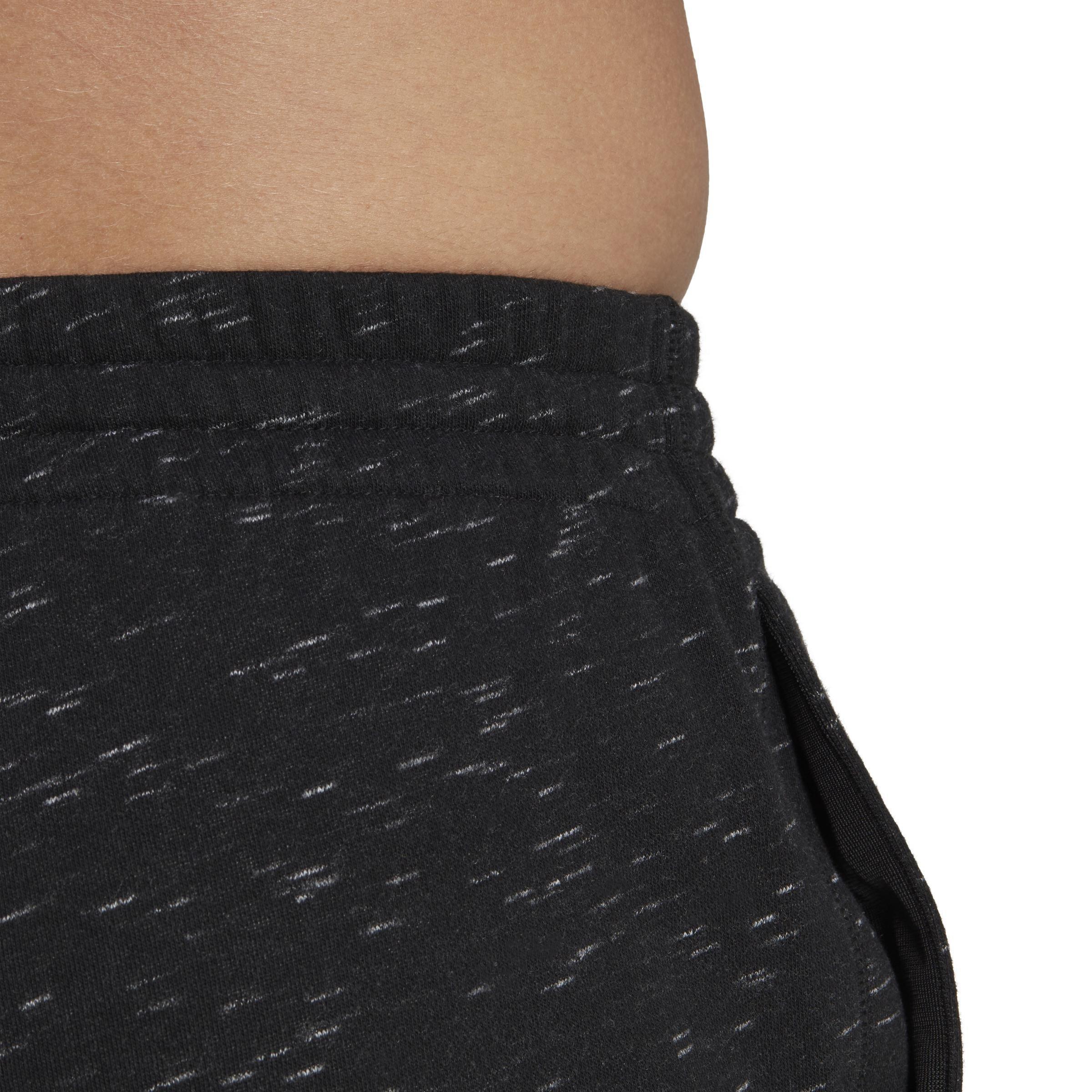 Essentials French Terry M&eacute;lange Shorts, Black, A901_ONE, large image number 5