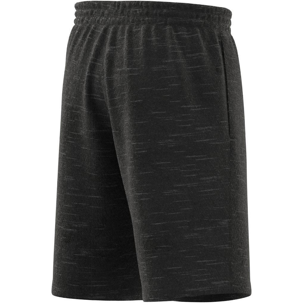 Essentials French Terry M&eacute;lange Shorts, Black, A901_ONE, large image number 6