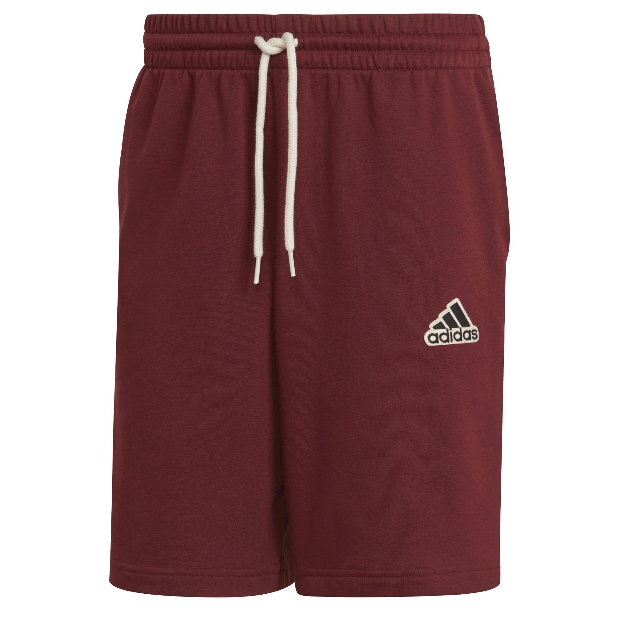 Essentials Feelcomfy French Terry Shorts, Red, A901_ONE, large image number 3