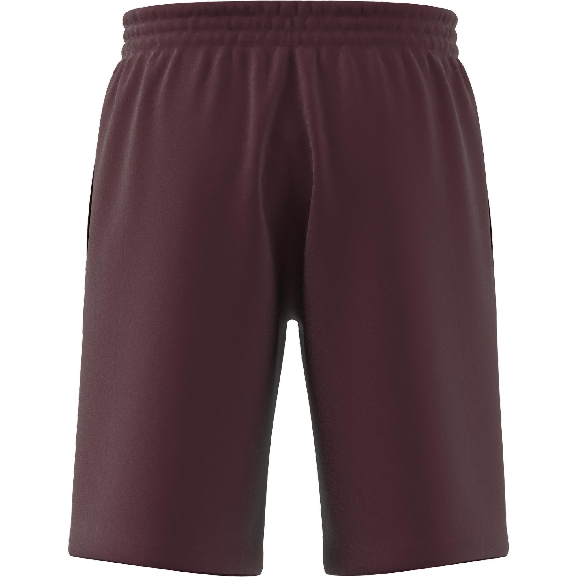 Essentials Feelcomfy French Terry Shorts, Red, A901_ONE, large image number 9