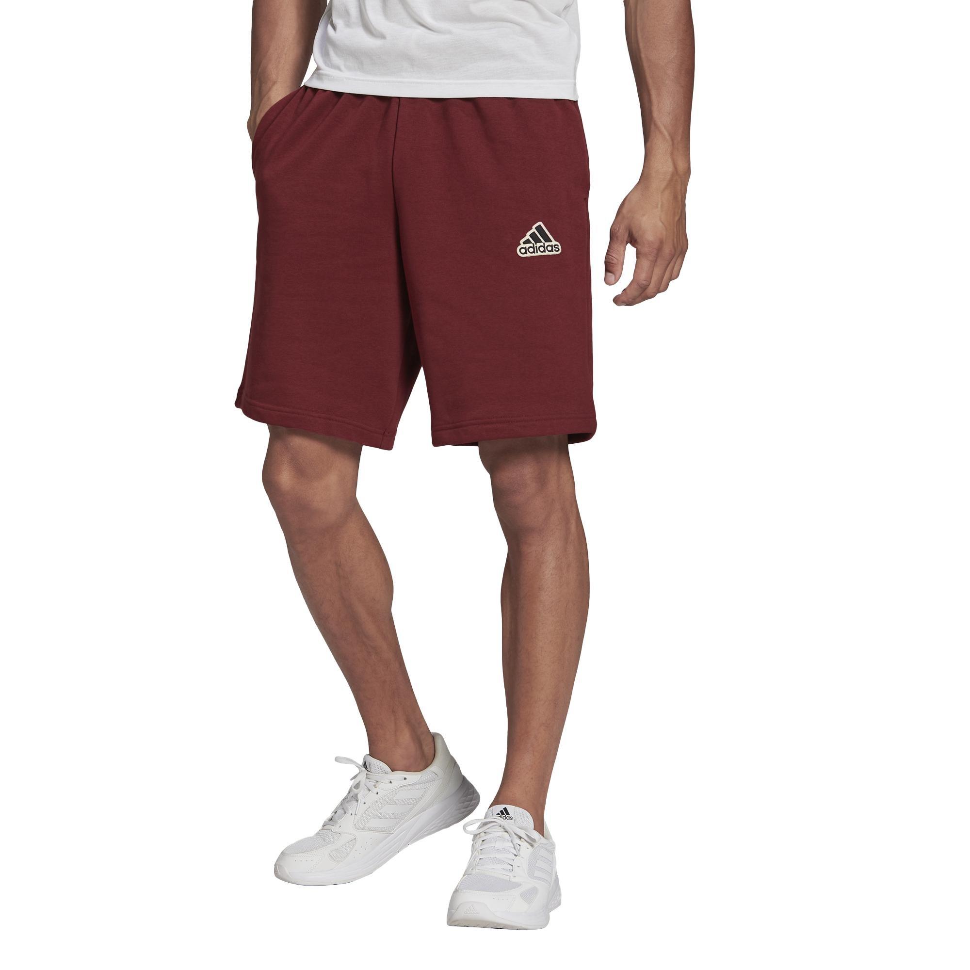 Essentials Feelcomfy French Terry Shorts, Red, A901_ONE, large image number 19