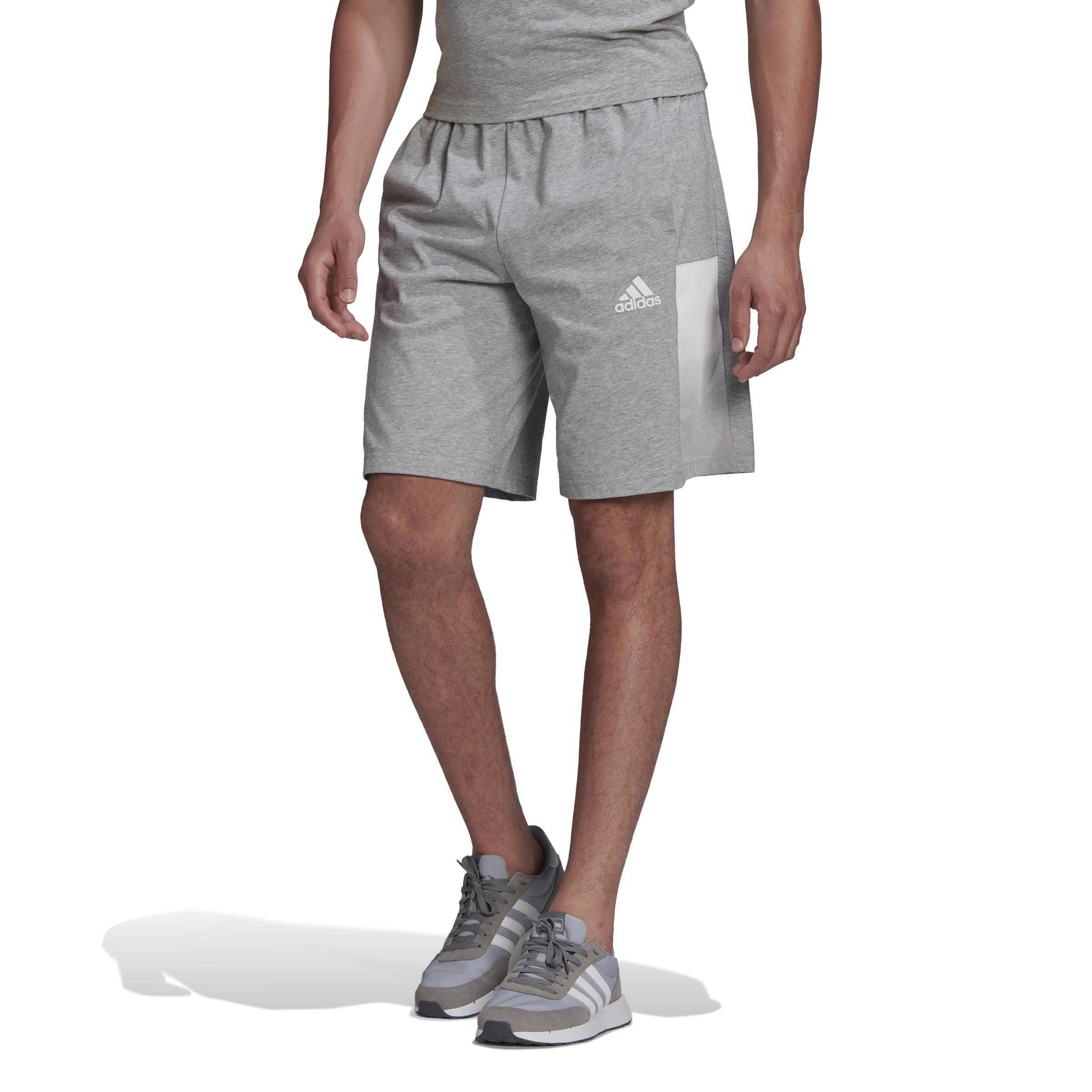 Essentials Summer Pack Lightweight French Terry Single-Dye Shorts, Grey, A901_ONE, large image number 0