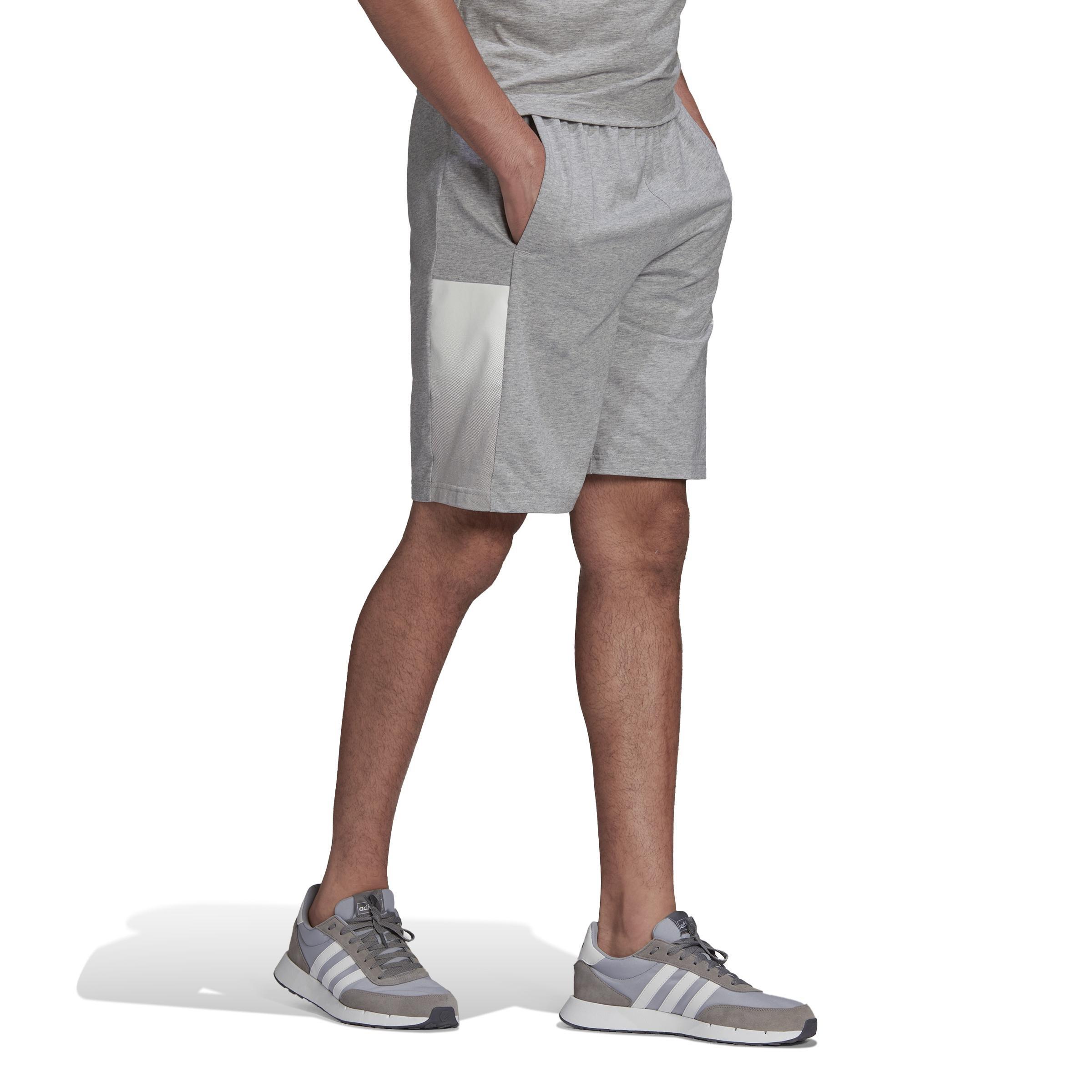 Essentials Summer Pack Lightweight French Terry Single-Dye Shorts, Grey, A901_ONE, large image number 1