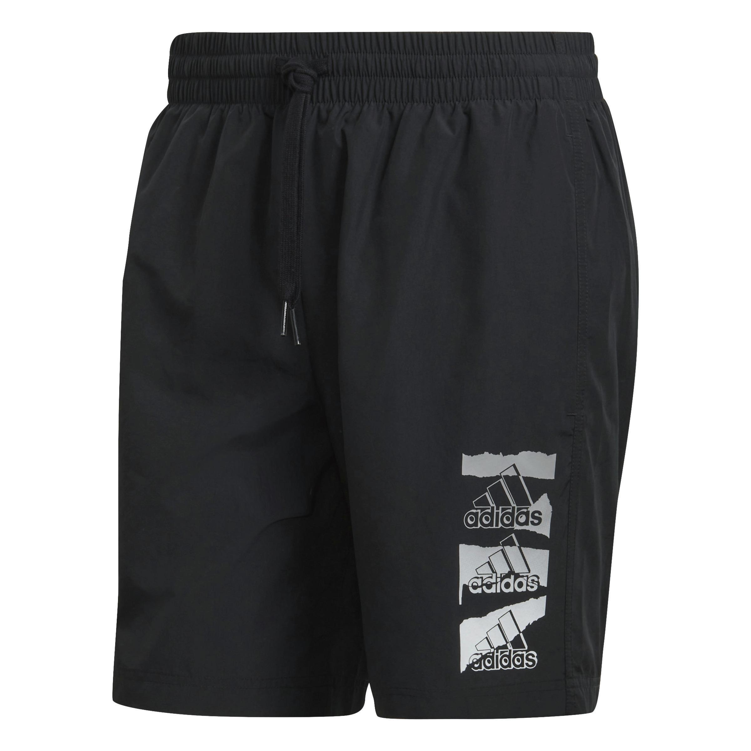 Essentials BrandLove Chelsea Woven Shorts, Black, A901_ONE, large image number 1