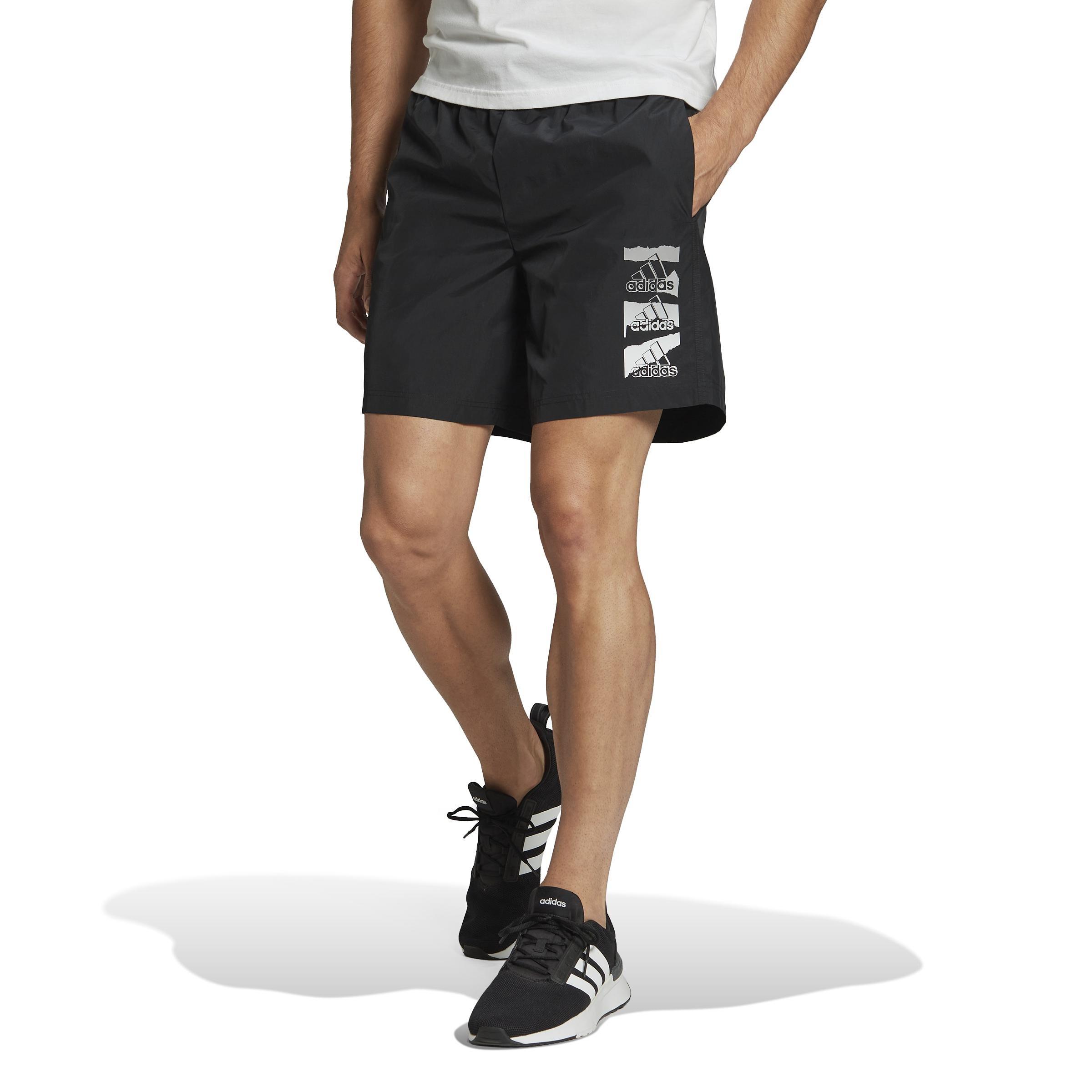 Essentials BrandLove Chelsea Woven Shorts, Black, A901_ONE, large image number 13