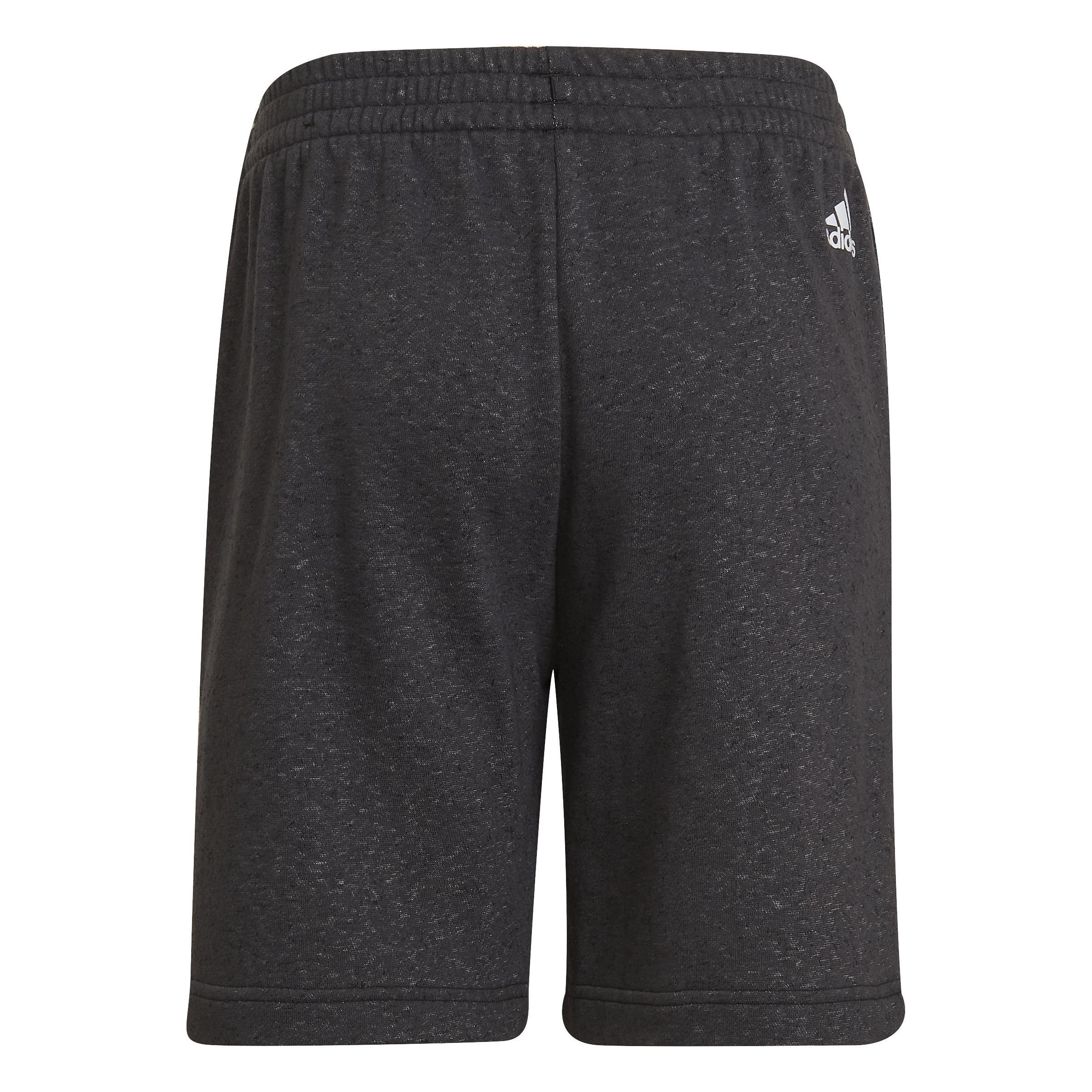 Kids Future Icons 3-Stripes Shorts, Black, , large image number 2
