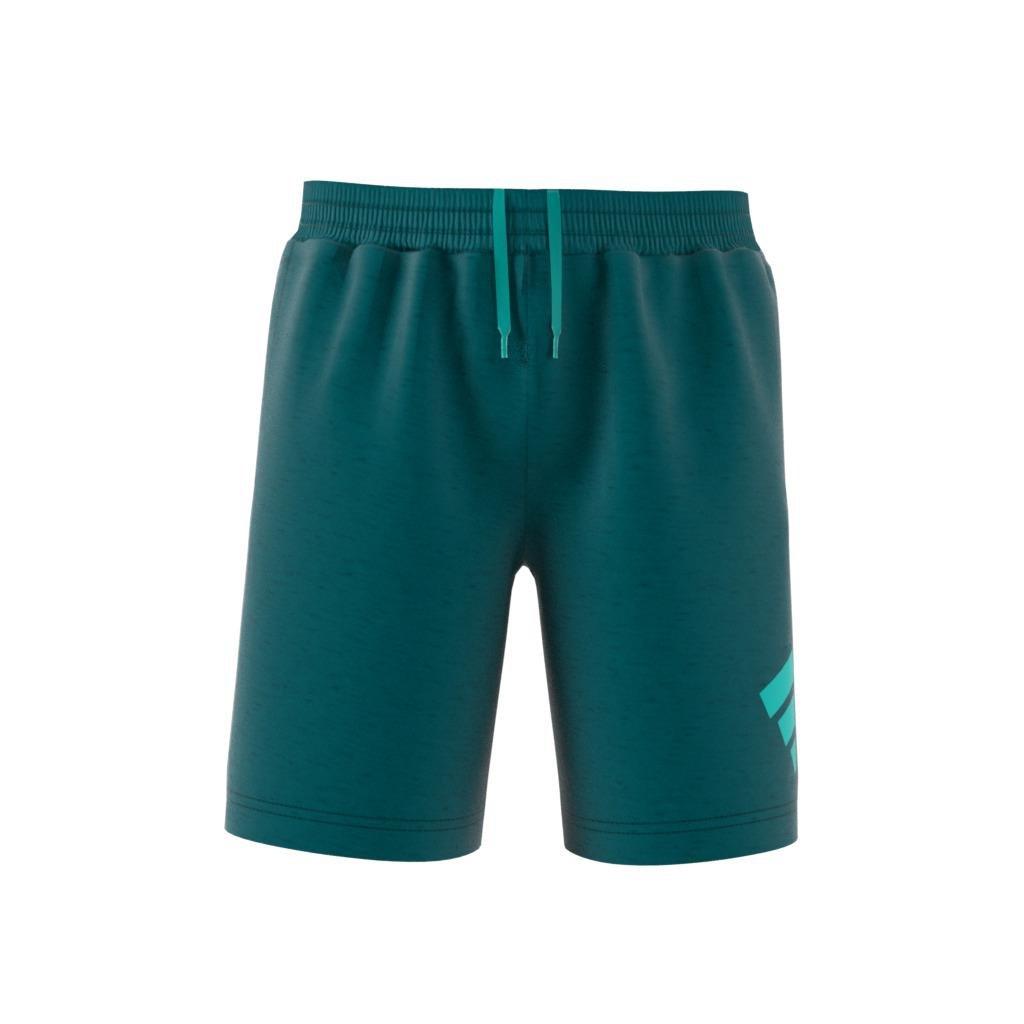 Kids Future Icons 3-Stripes Shorts, Turquoise, A901_ONE, large image number 0