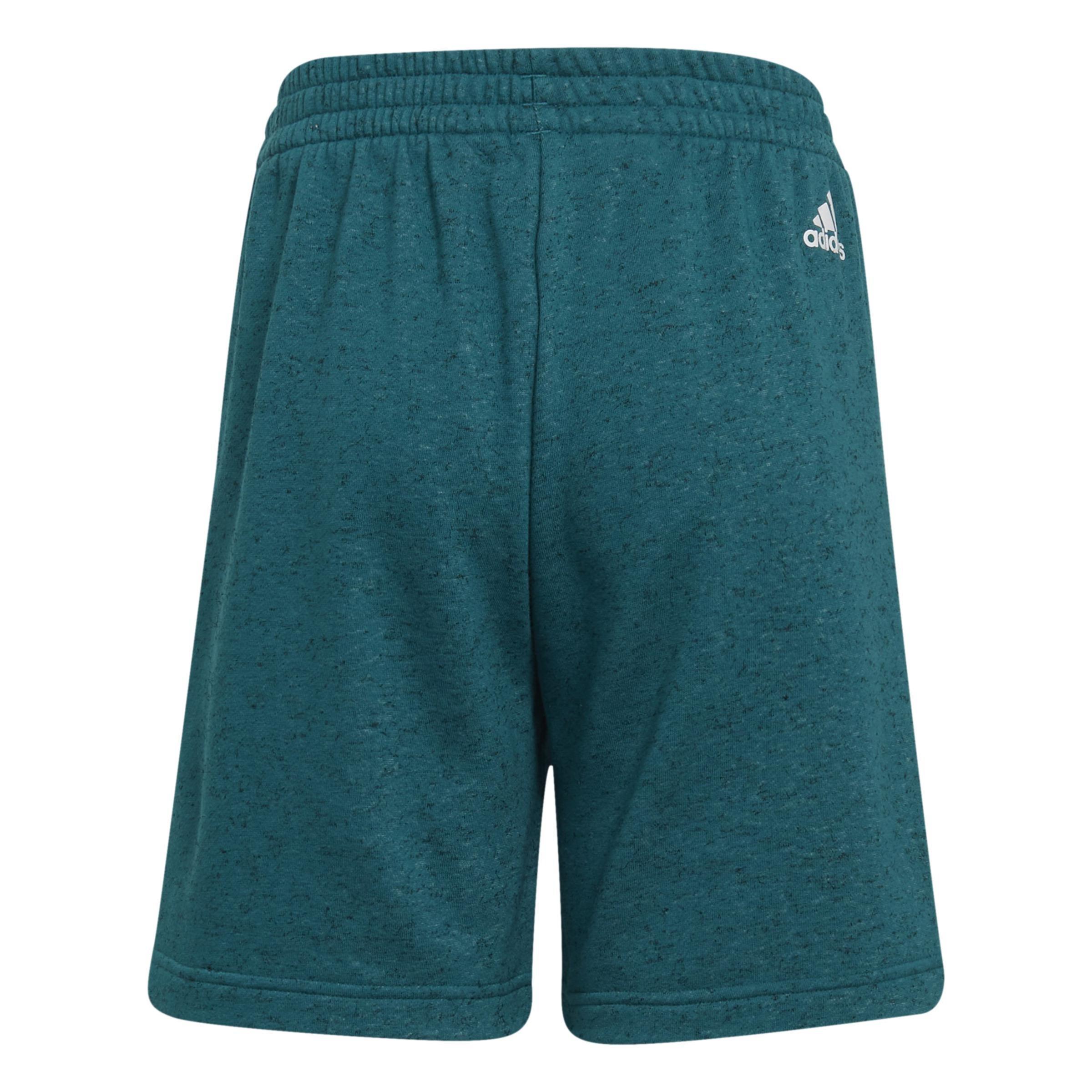Kids Future Icons 3-Stripes Shorts, Turquoise, A901_ONE, large image number 2