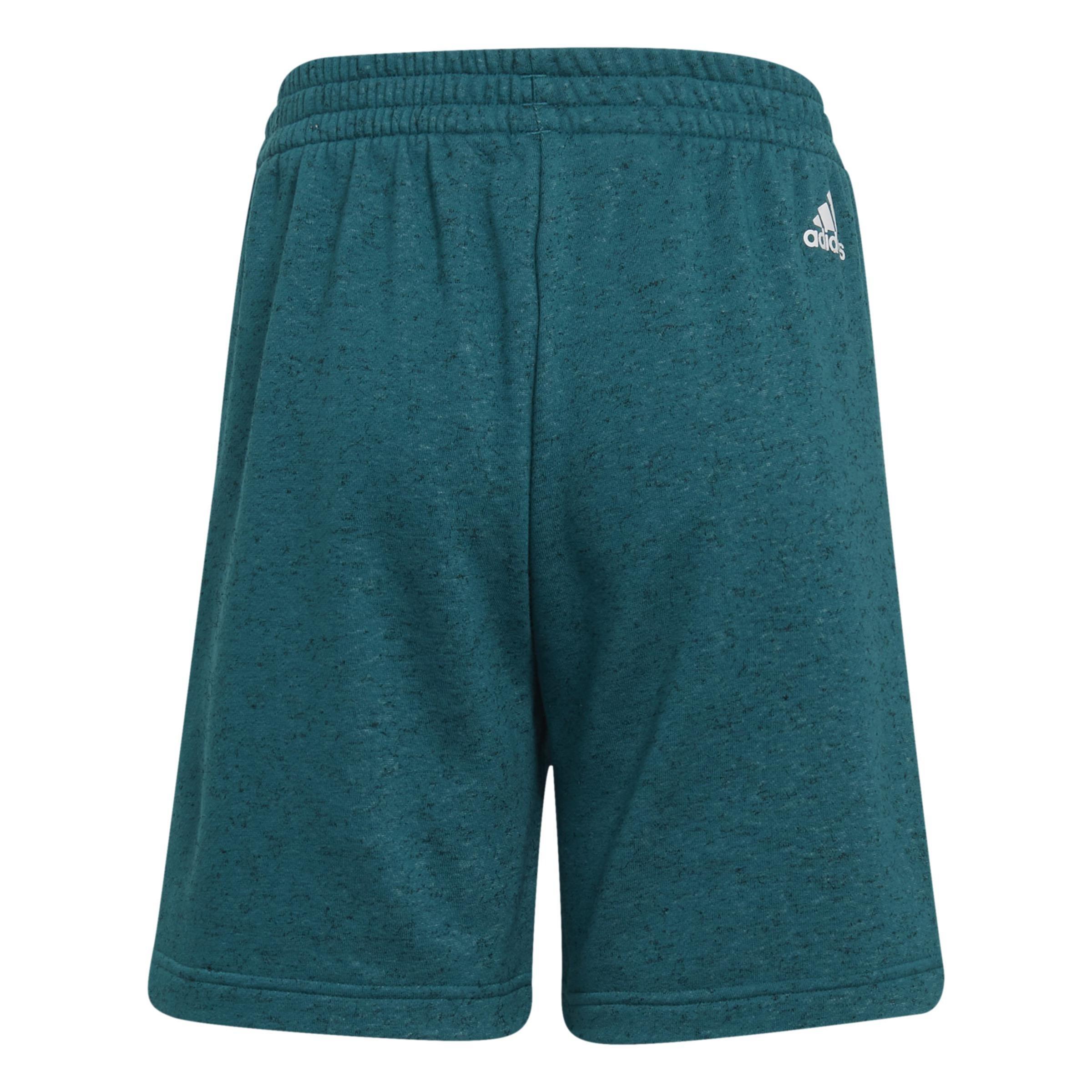 Kids Boys Future Icons 3-Stripes Shorts, Turquoise, A901_ONE, large image number 2