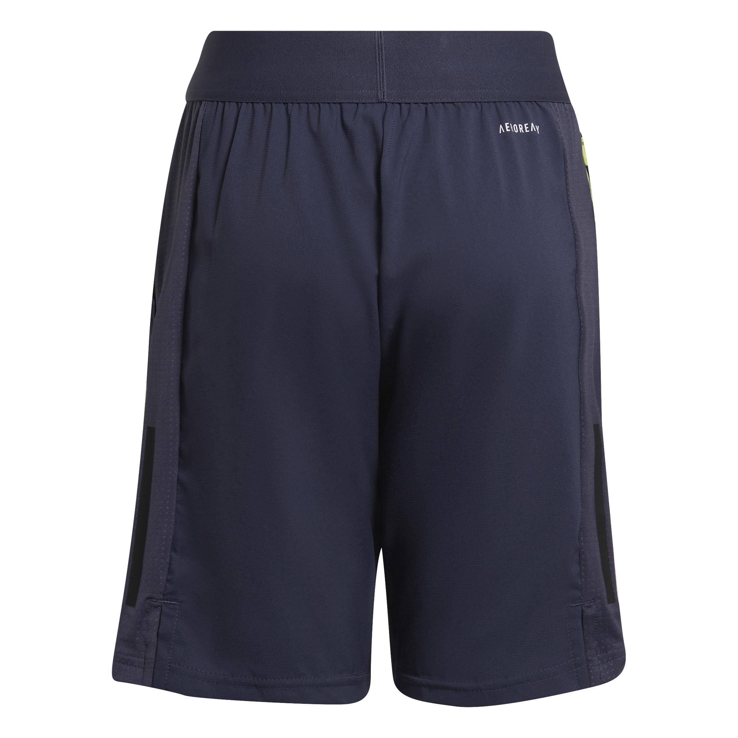 Kids Xfg Aeroready Sport Shorts, Blue, A901_ONE, large image number 2