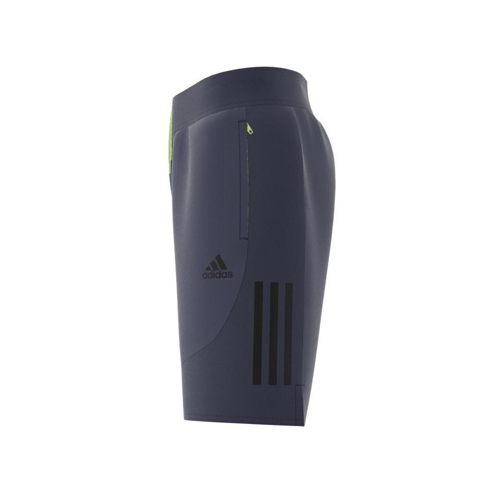 Kids Xfg Aeroready Sport Shorts, Blue, A901_ONE, large image number 8