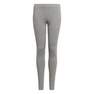 Kids Girls Adidas Essentials Linear Leggings, Grey, A901_ONE, thumbnail image number 0