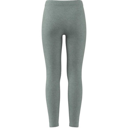 Kids Girls Adidas Essentials Linear Leggings, Grey, A901_ONE, large image number 11
