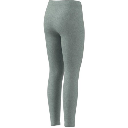 Kids Girls Adidas Essentials Linear Leggings, Grey, A901_ONE, large image number 13