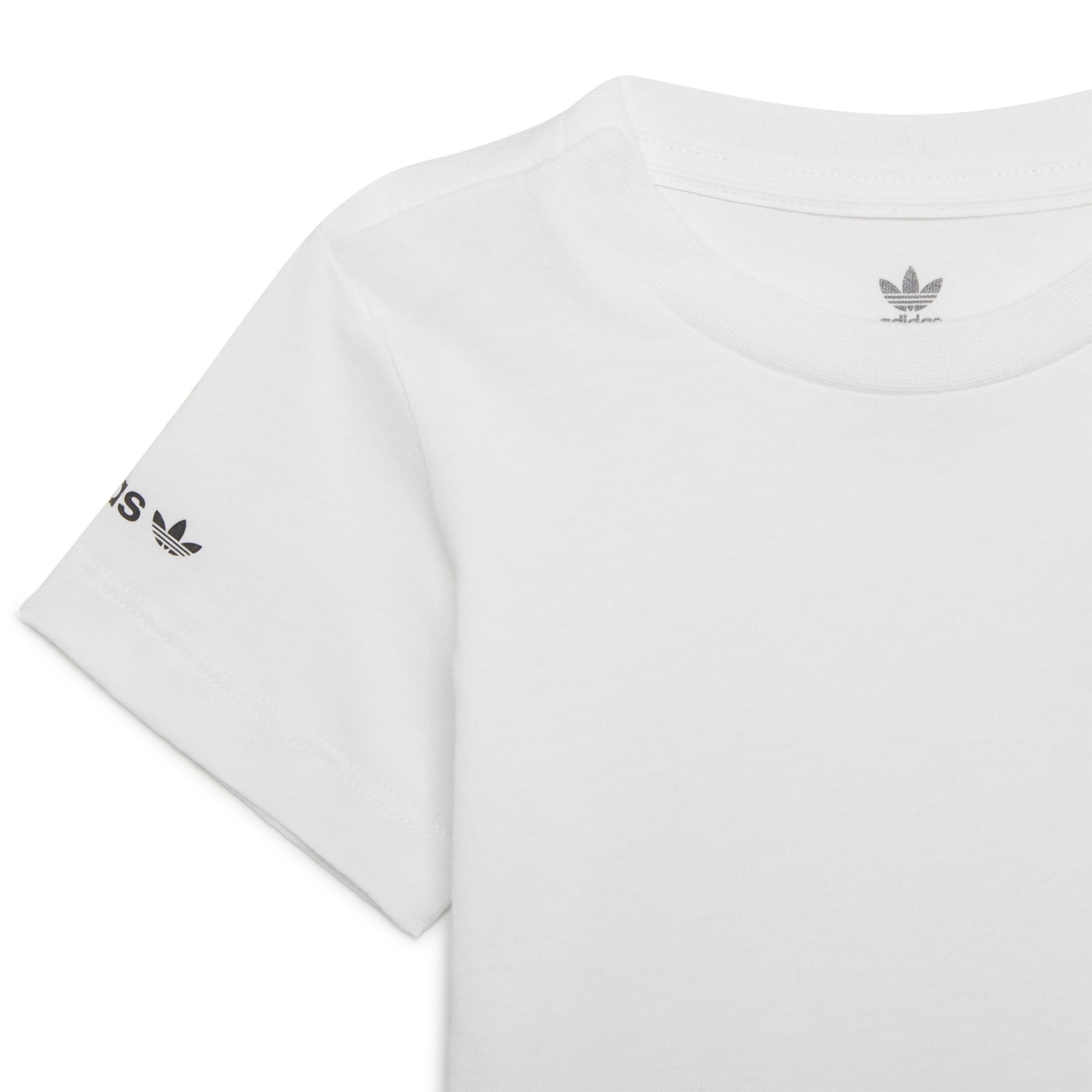 Unisex Kids Sprt Collection Shorts And Tee Set, White, , large image number 5