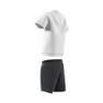 Kids Unisex Adidas Sprt Collection Shorts And Tee Set, White, A901_ONE, thumbnail image number 14
