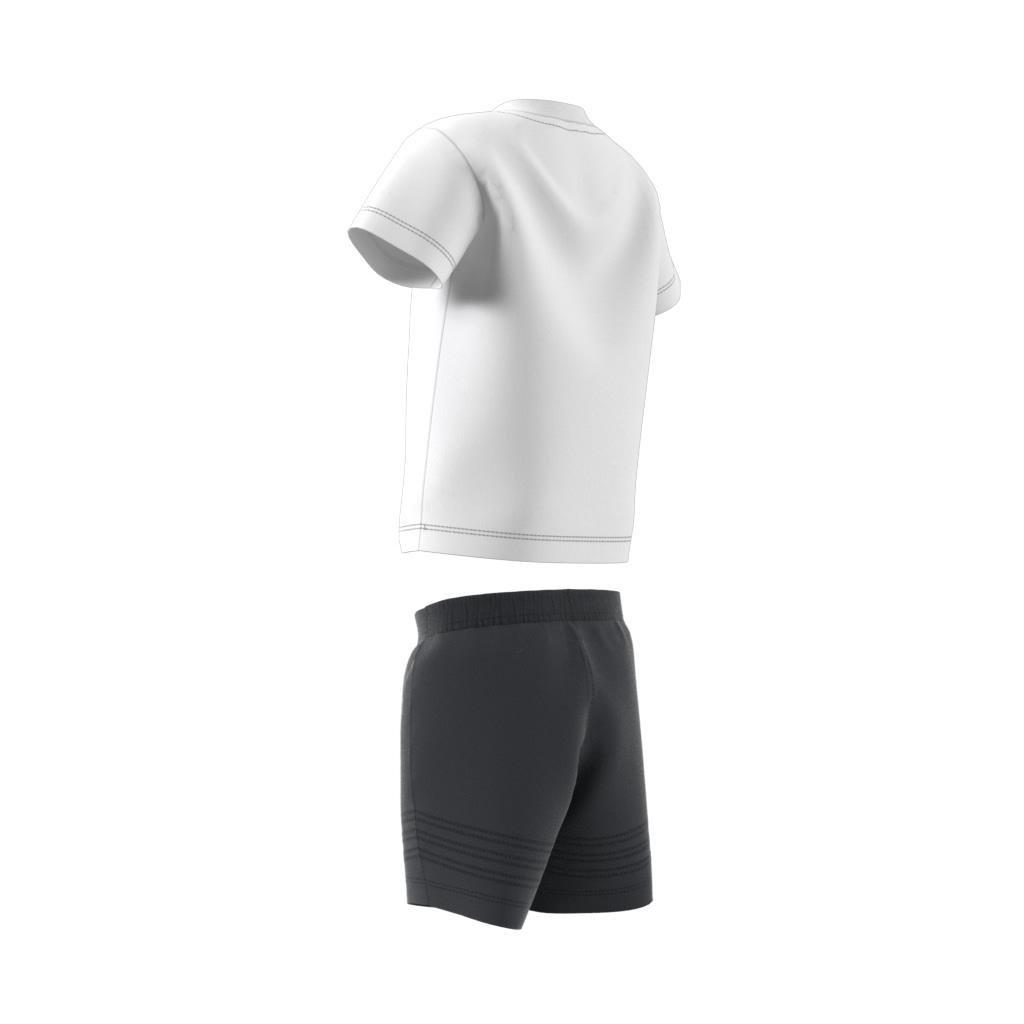 Unisex Kids Sprt Collection Shorts And Tee Set, White, A901_ONE, large image number 14