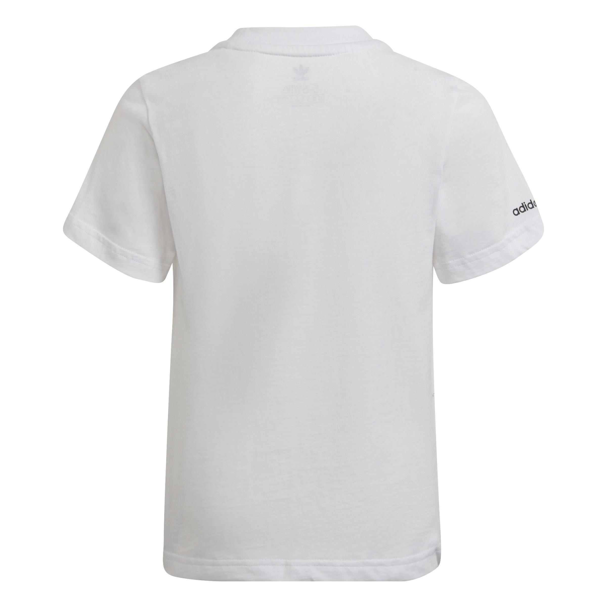 Unisex Kids adidas SPRT Collection T-Shirt, White, A901_ONE, large image number 2