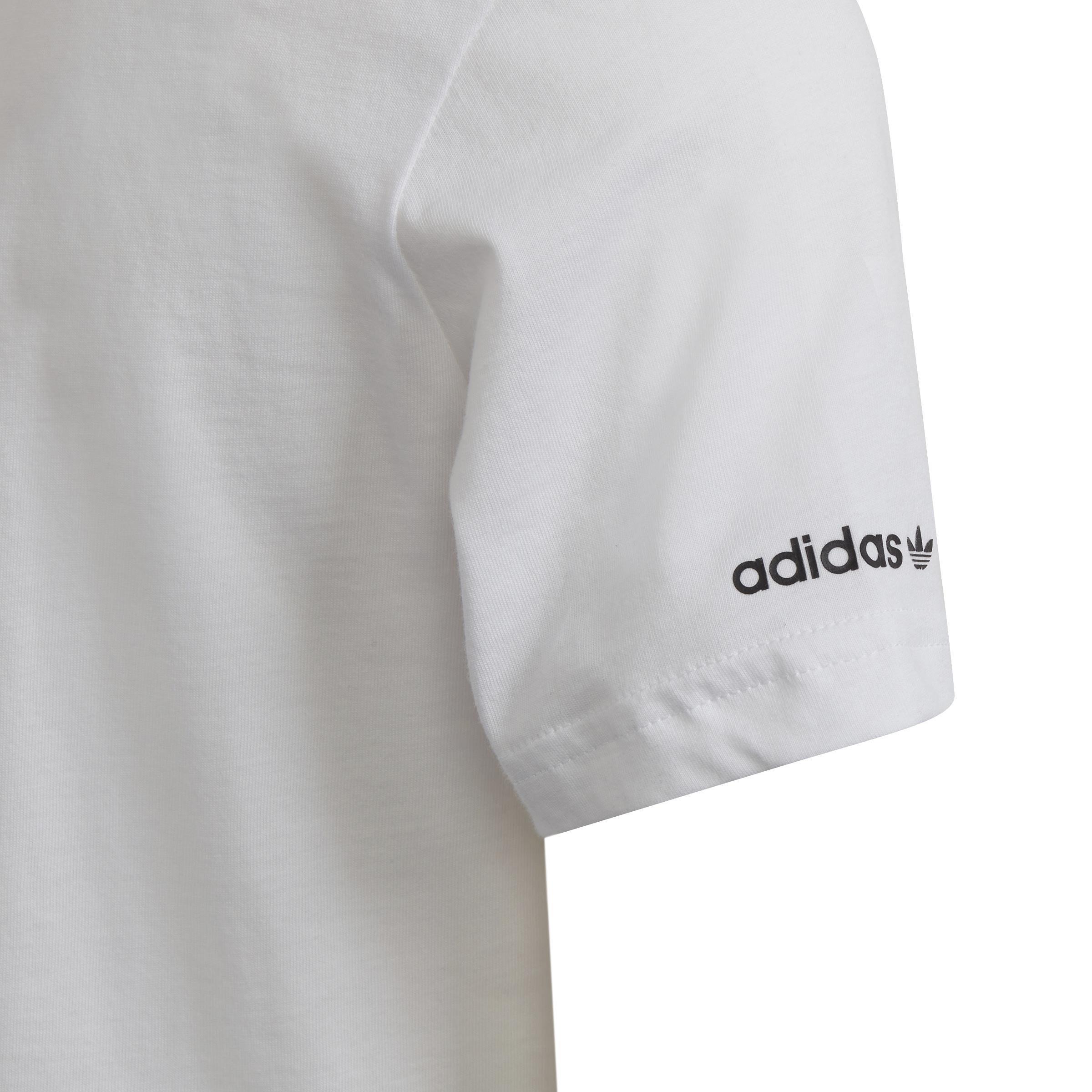 Unisex Kids adidas SPRT Collection T-Shirt, White, A901_ONE, large image number 3