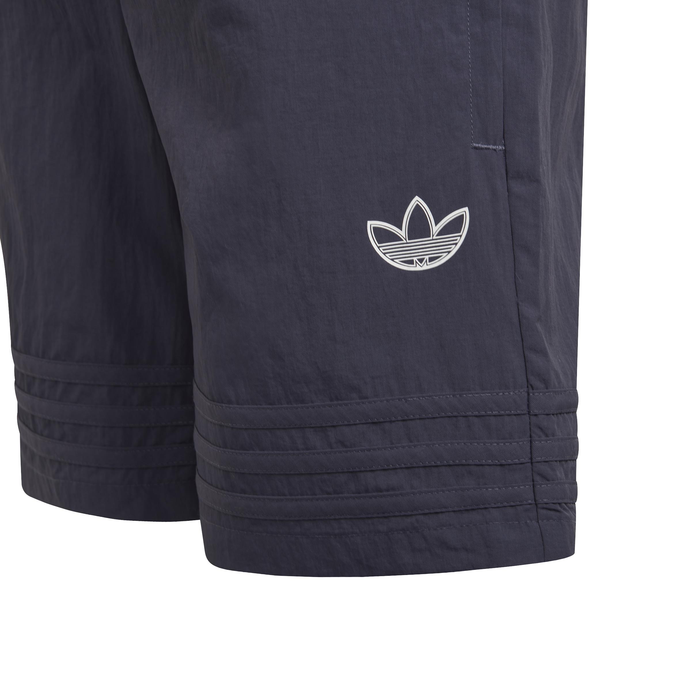 Unisex Kids adidas SPRT Collection Shorts, Blue, A901_ONE, large image number 4