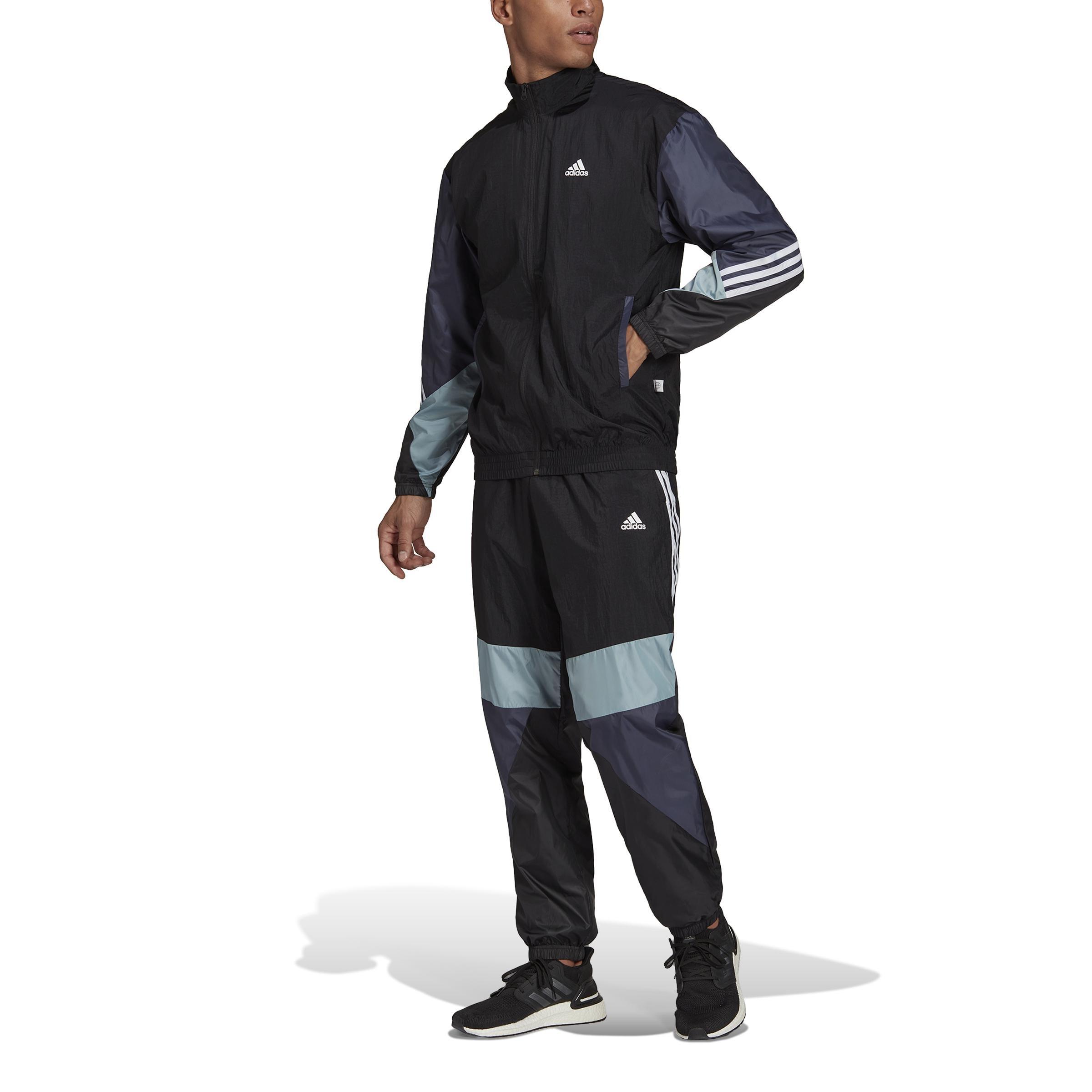 Future Retro Woven Tracksuit, Black, A901_ONE, large image number 0