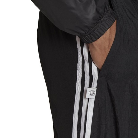 Men Future Retro Woven Tracksuit, Black, A901_ONE, large image number 3