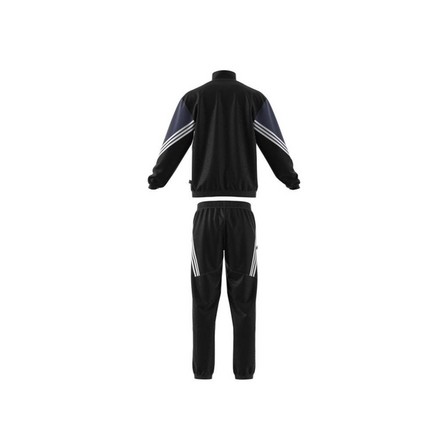 Men Future Retro Woven Tracksuit, Black, A901_ONE, large image number 8