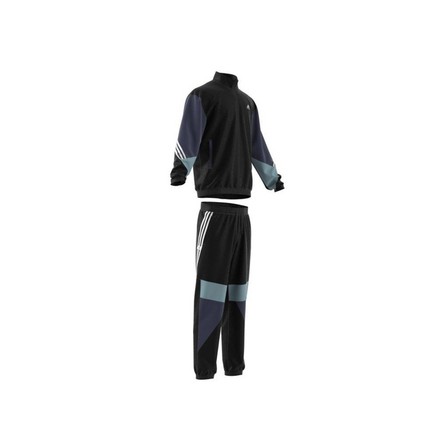 Men Future Retro Woven Tracksuit, Black, A901_ONE, large image number 10
