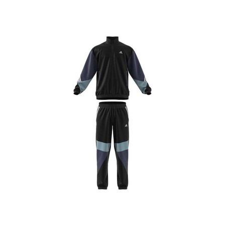 Men Future Retro Woven Tracksuit, Black, A901_ONE, large image number 12