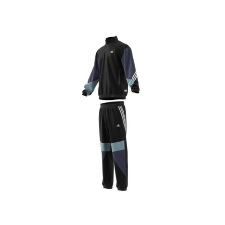 Men Future Retro Woven Tracksuit, Black, A901_ONE, large image number 15