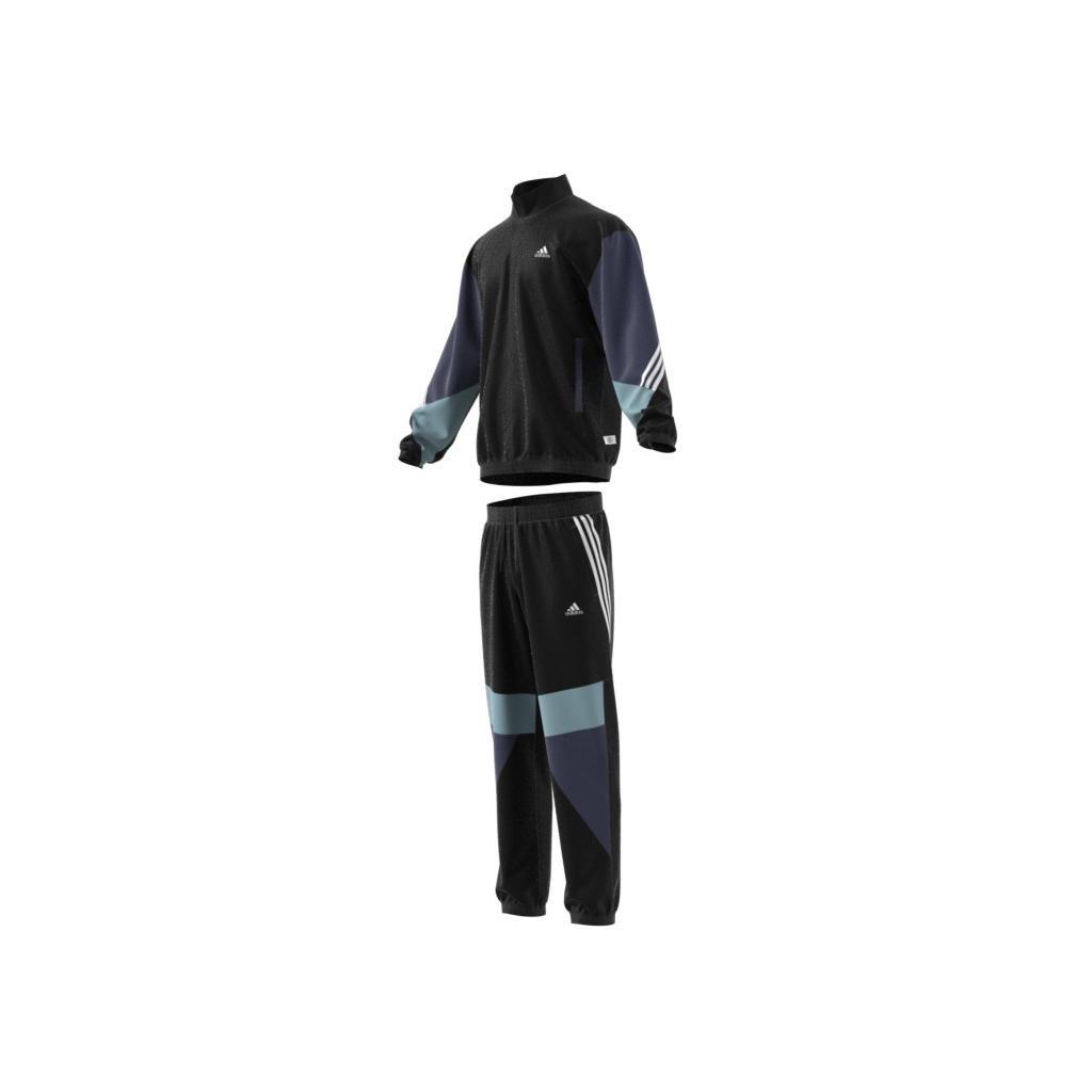 Future Retro Woven Tracksuit, Black, A901_ONE, large image number 15