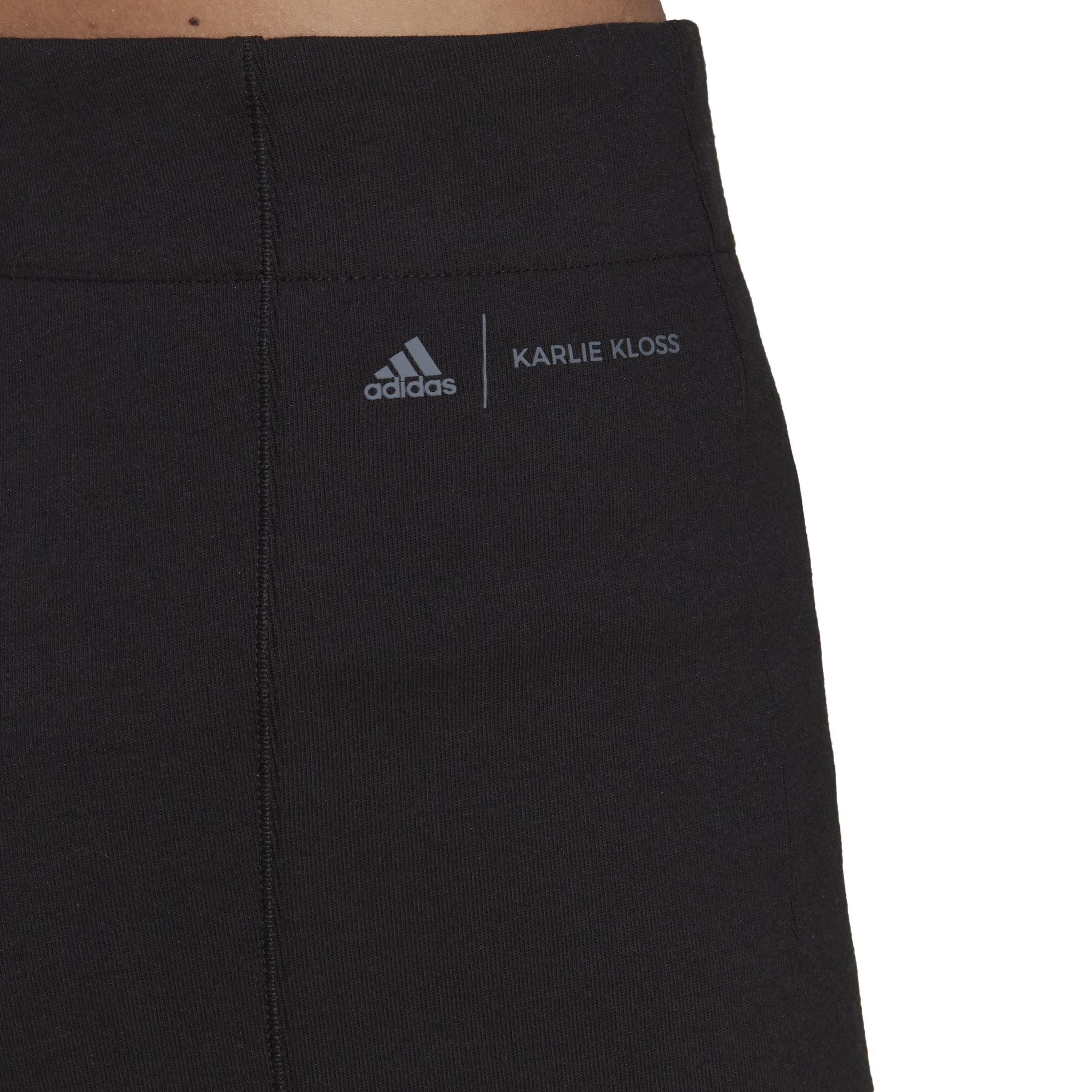 Karlie Kloss X Crop Tracksuit Bottoms, Black, , large image number 6