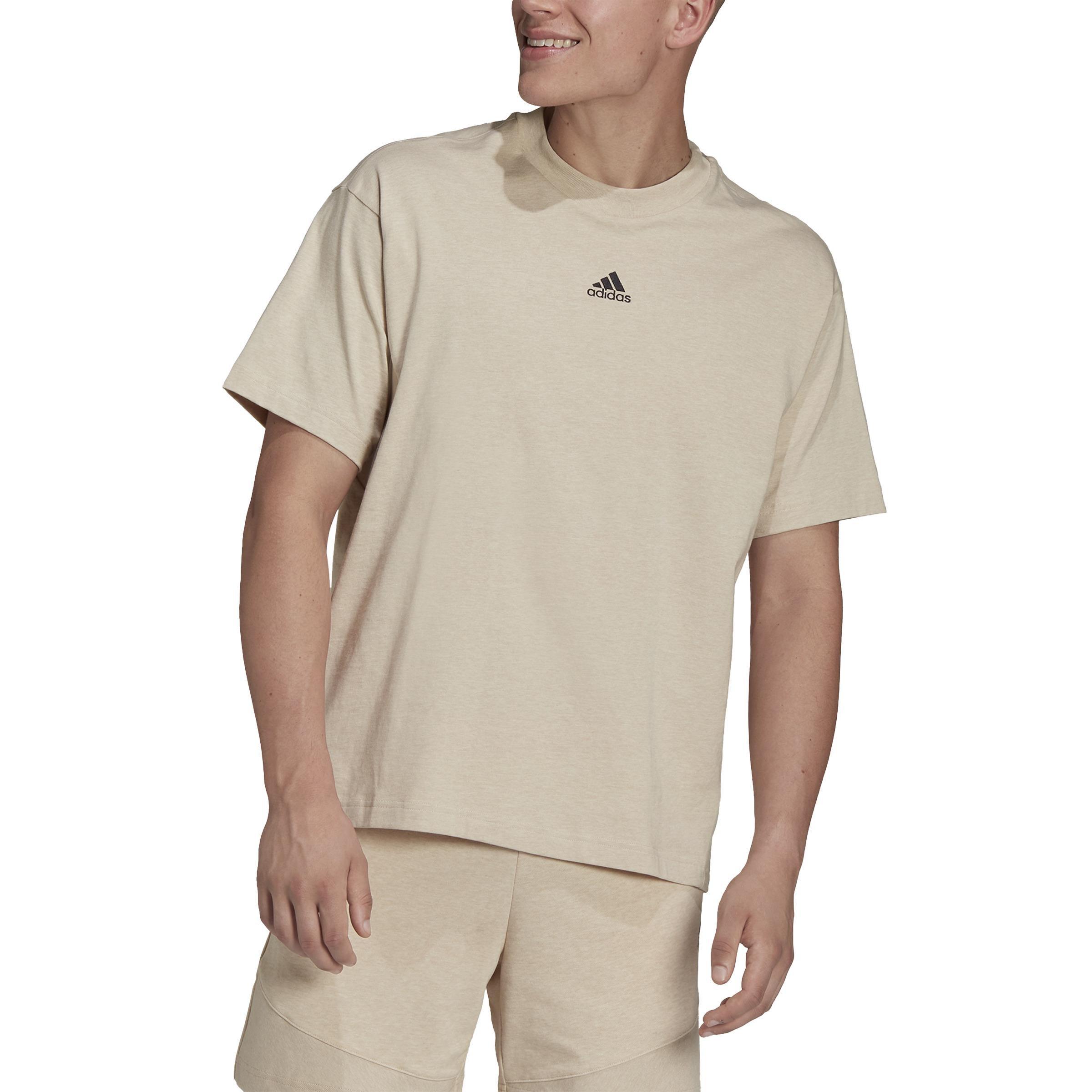 Unisex Botanically Dyed T-Shirt, Beige, A901_ONE, large image number 3