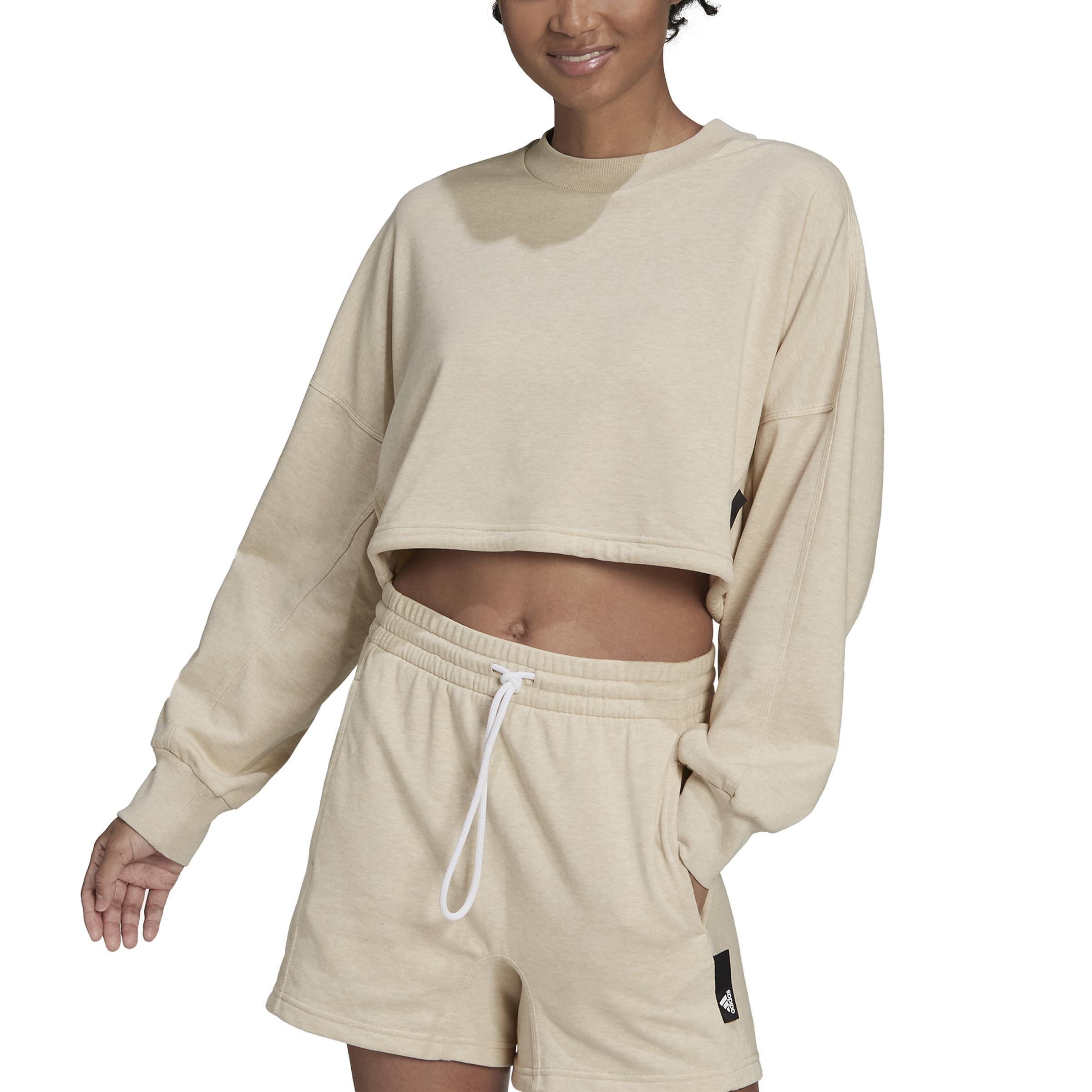 Sportswear Studio Lounge Summer Crew Sweatshirt, Beige, , large image number 3