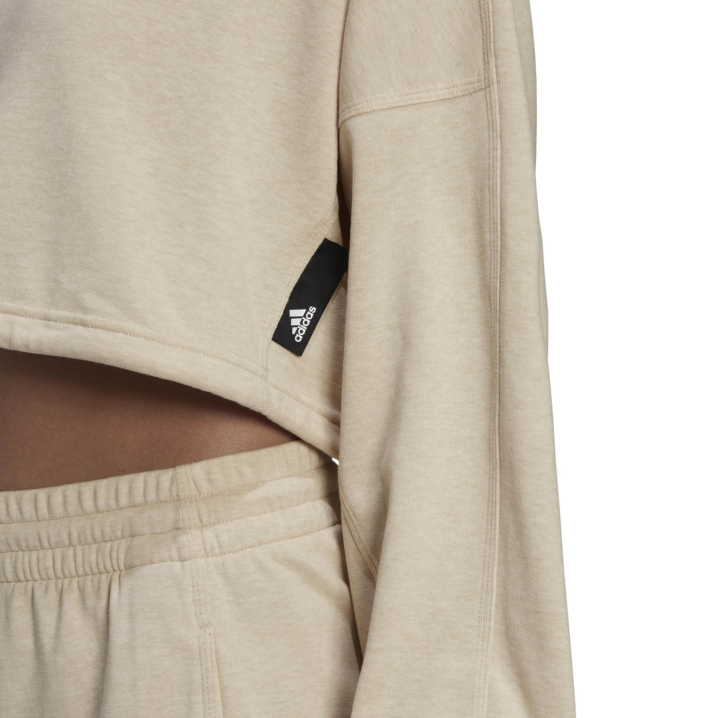 Sportswear Studio Lounge Summer Crew Sweatshirt, Beige, , large image number 6