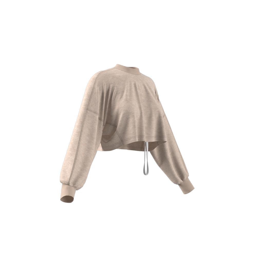 Sportswear Studio Lounge Summer Crew Sweatshirt, Beige, , large image number 8